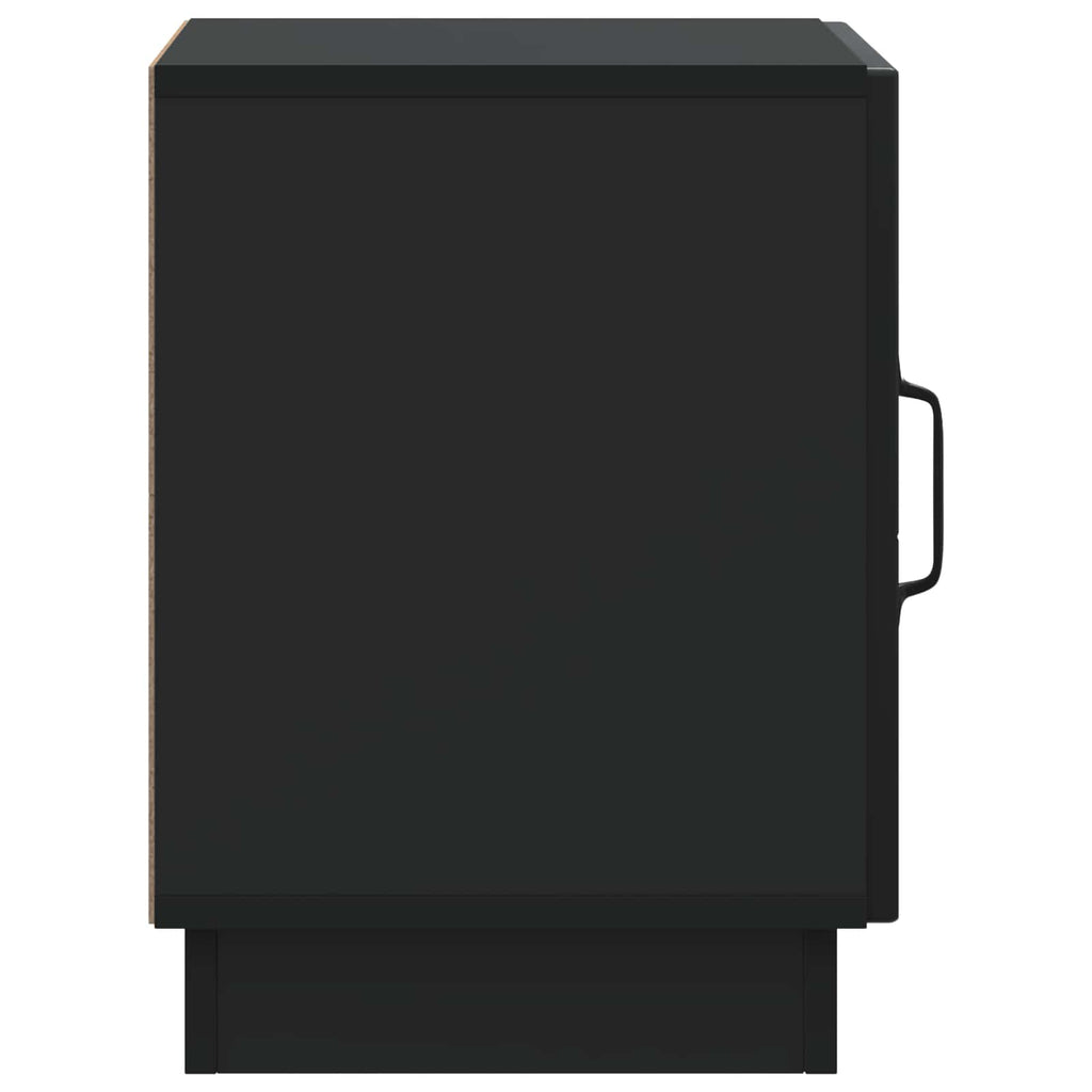 vidaXL Stolik nocny Czarny 43 x 34,5 x 47 cm Drewno inżynieryjne