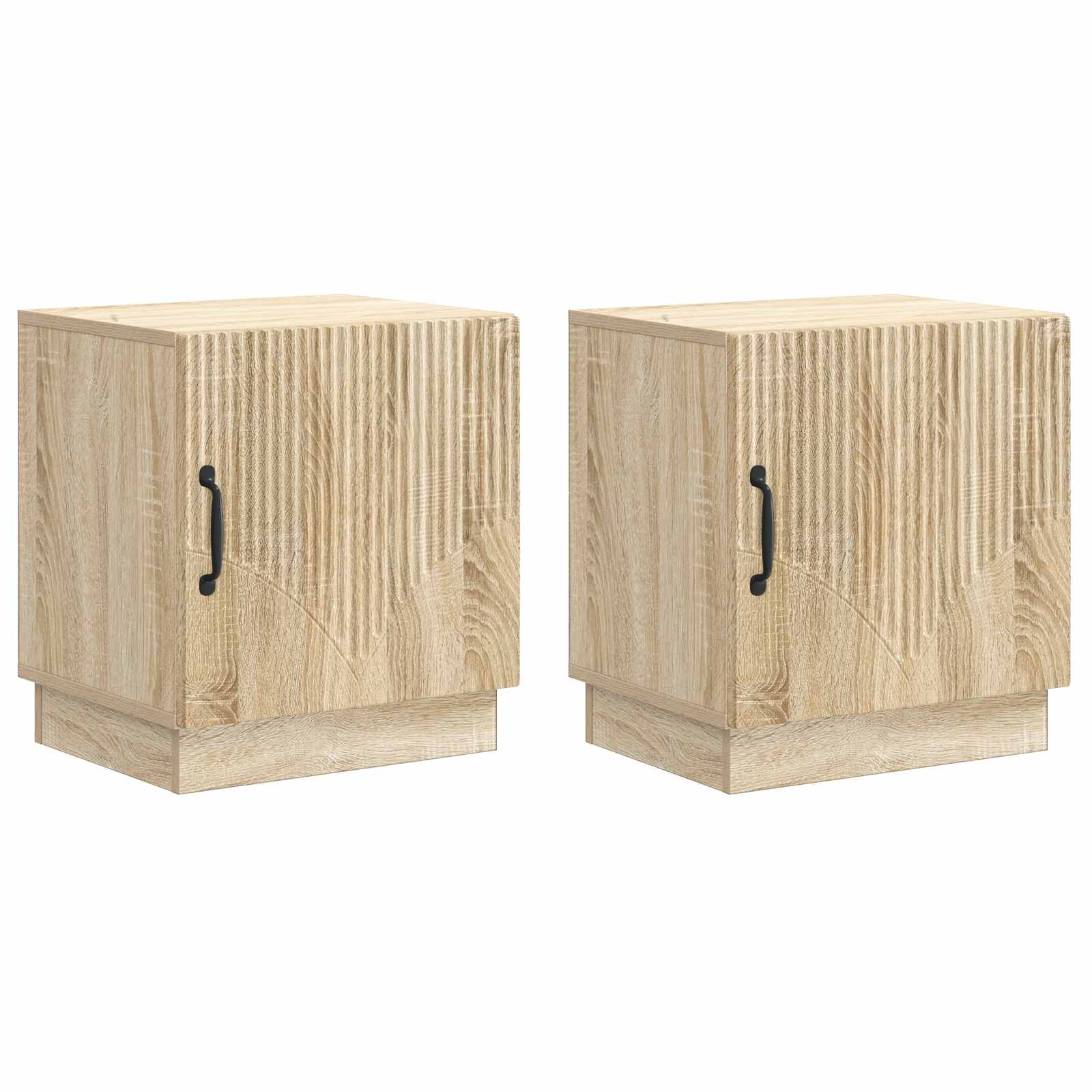 vidaXL Stolik nocny 2 pcs dąb Sonoma 43 x 34,5 x 47 cm
