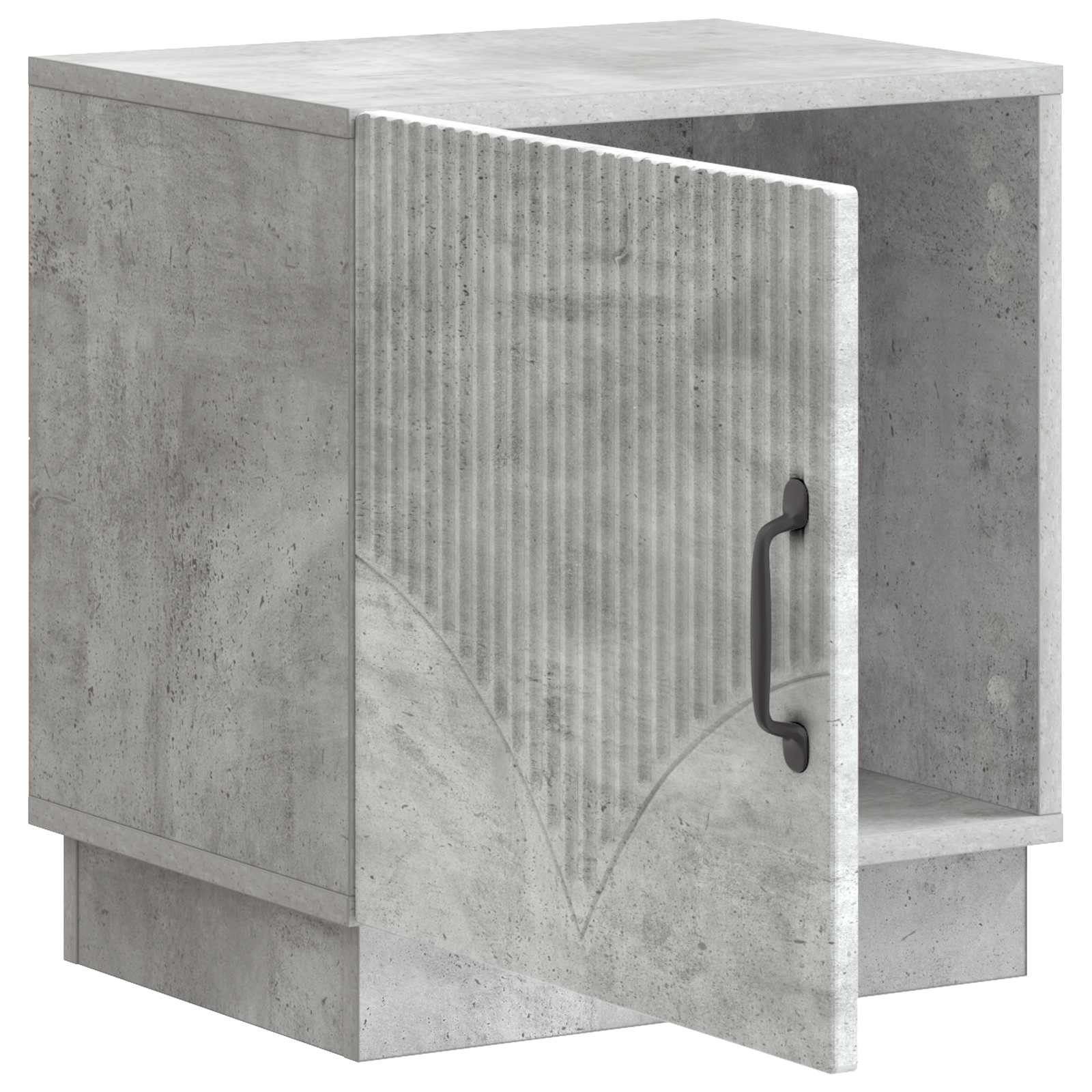 vidaXL Stolik nocny Szary beton 43 x 34,5 x 47 cm Drewno inżynieryjne