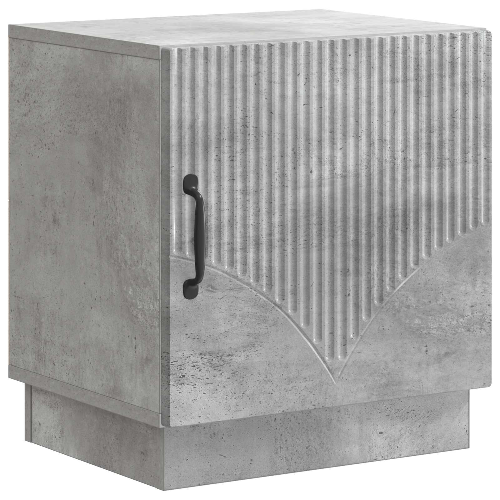 vidaXL Stolik nocny 2 pcs Szary beton 43 x 34,5 x 47 cm