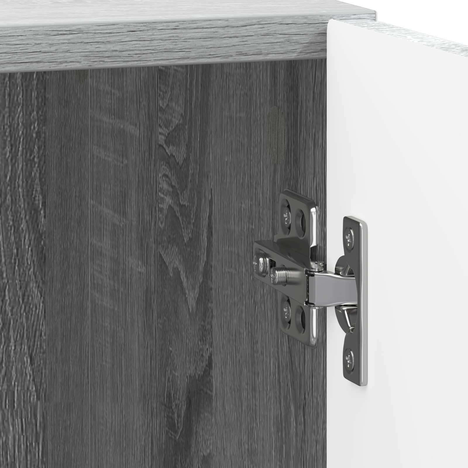 vidaXL Stolik nocny Szary Sonoma 43 x 34,5 x 47 cm Drewno inżynieryjne