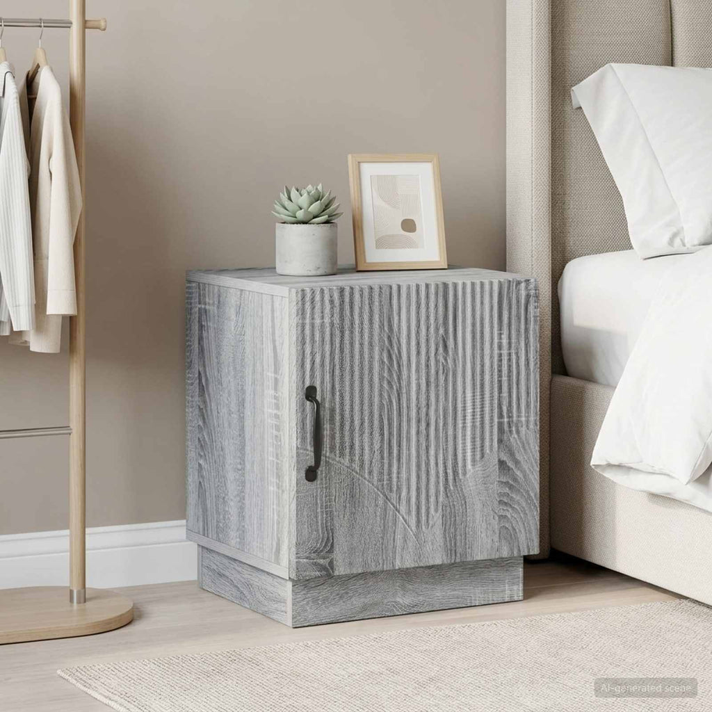 vidaXL Stolik nocny 2 szt. Szary Sonoma 43 x 34,5 x 47 cm