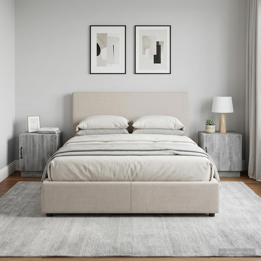 vidaXL Stolik nocny 2 szt. Szary Sonoma 43 x 34,5 x 47 cm
