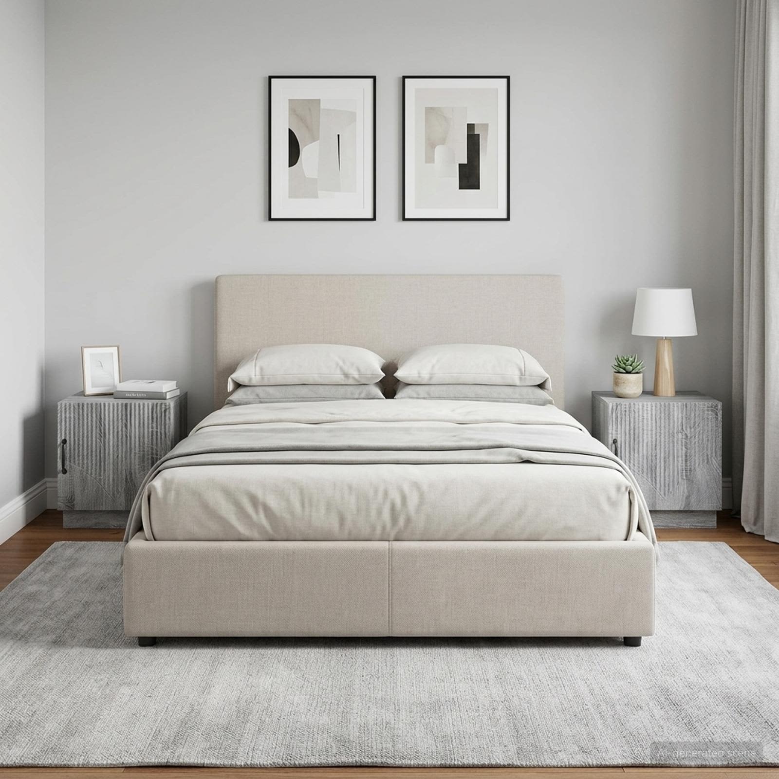 vidaXL Stolik nocny 2 szt. Szary Sonoma 43 x 34,5 x 47 cm