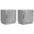 vidaXL Stolik nocny 2 pcs Szary Sonoma 43 x 34,5 x 47 cm