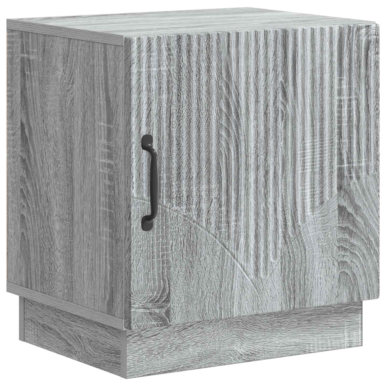 vidaXL Stolik nocny 2 pcs Szary Sonoma 43 x 34,5 x 47 cm