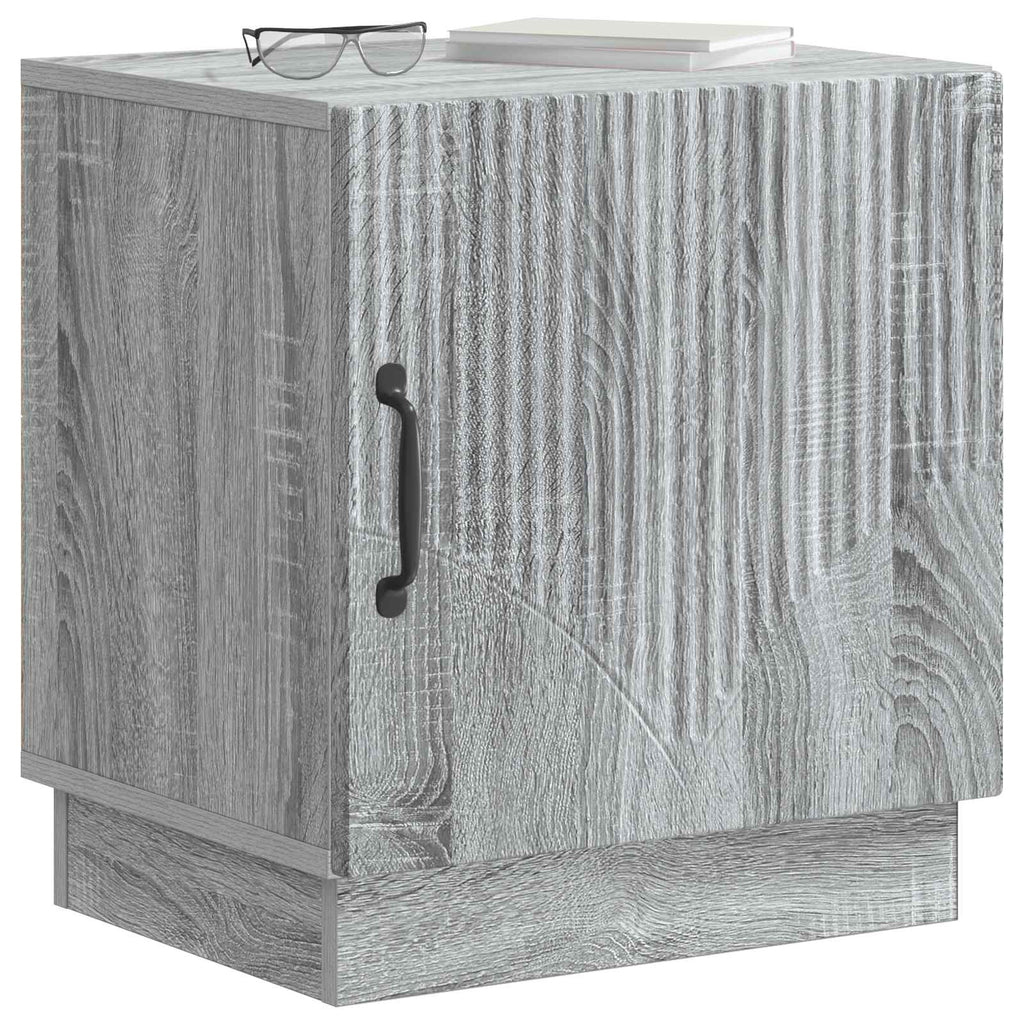 vidaXL Stolik nocny 2 pcs Szary Sonoma 43 x 34,5 x 47 cm