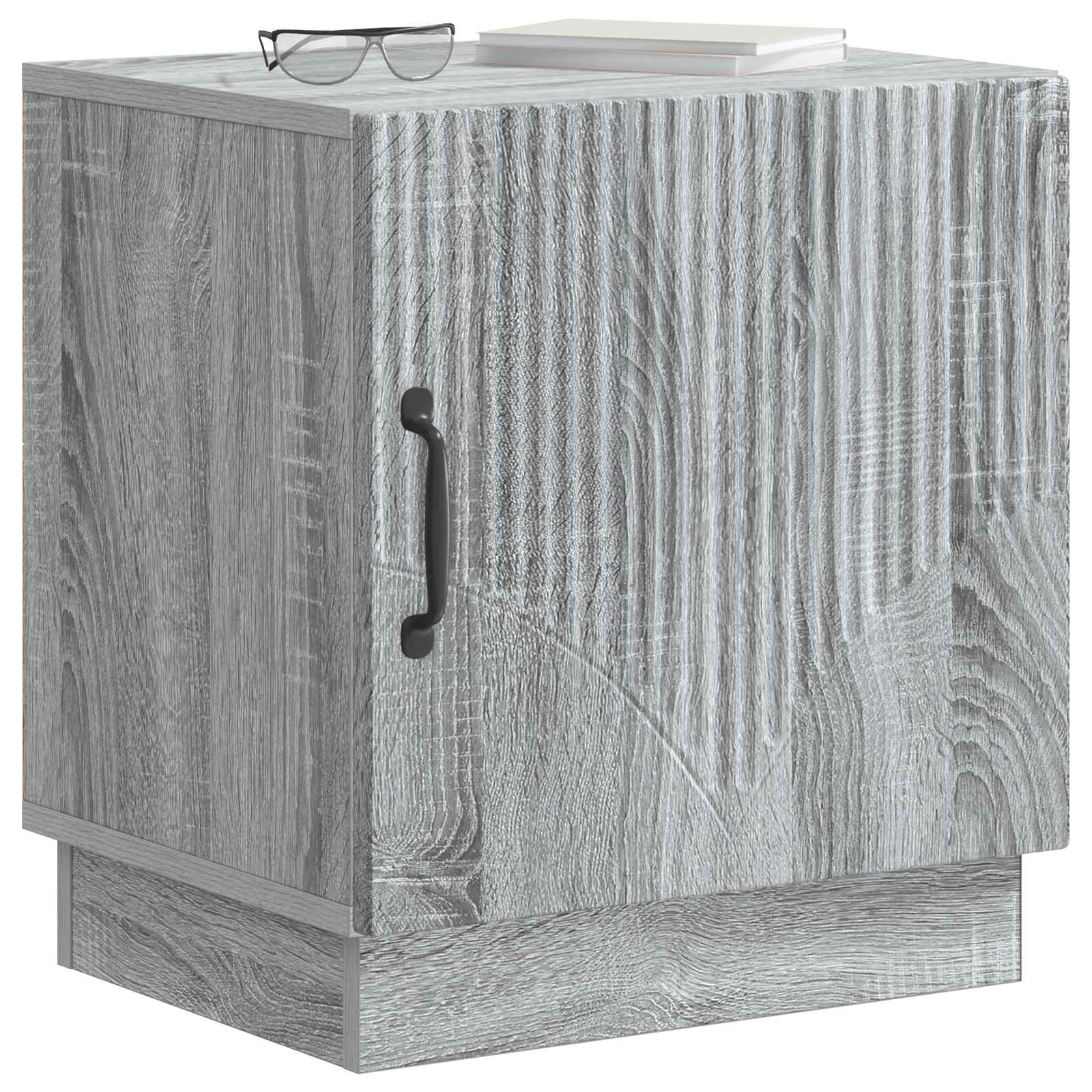 vidaXL Stolik nocny 2 pcs Szary Sonoma 43 x 34,5 x 47 cm