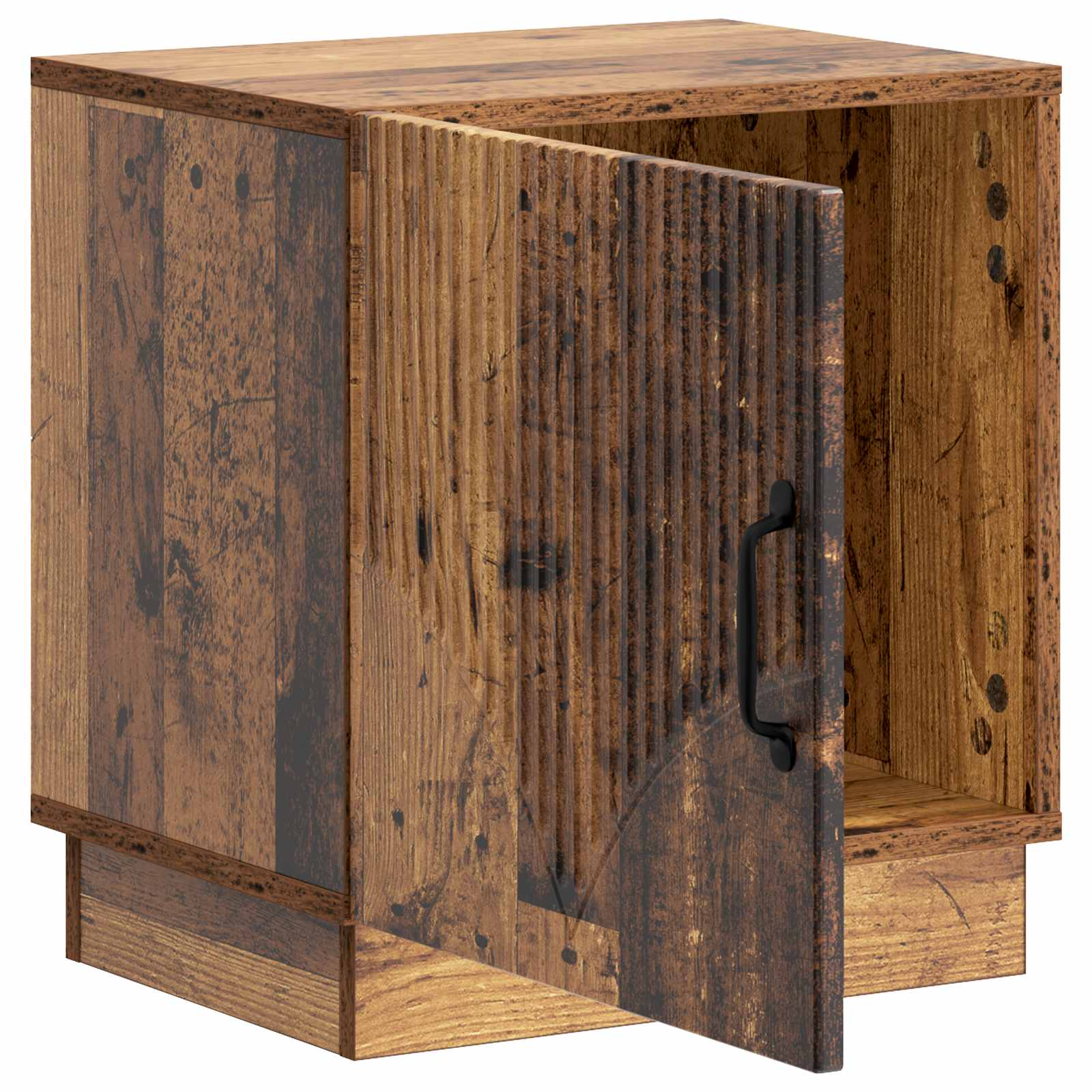 vidaXL Stolik nocny Stare drewno 43 x 34,5 x 47 cm Drewno inżynieryjne