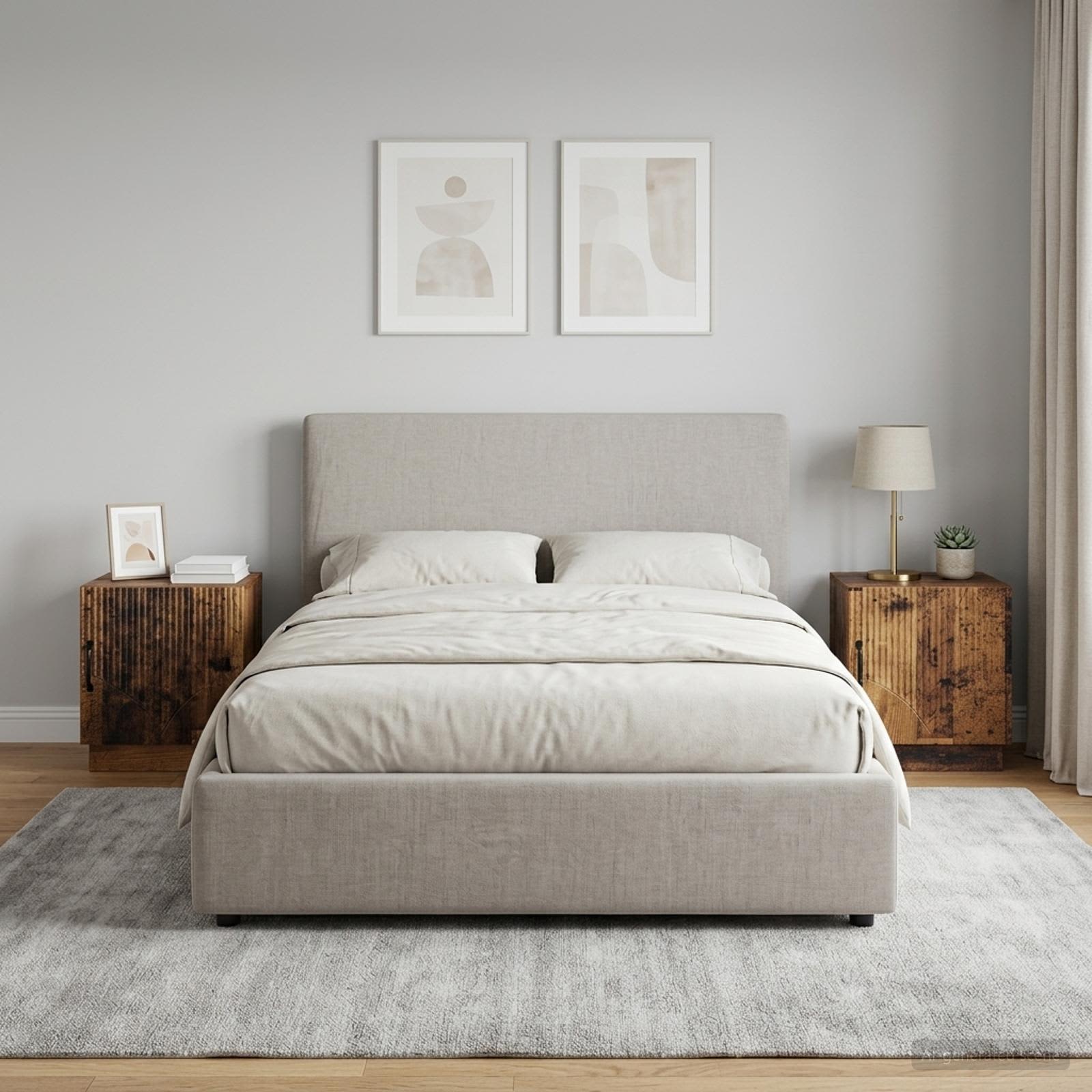 vidaXL Stolik nocny 2 szt. Stare drewno 43 x 34,5 x 47 cm
