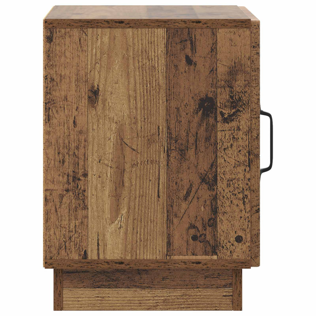 vidaXL Stolik nocny 2 pcs Stare drewno 43 x 34,5 x 47 cm
