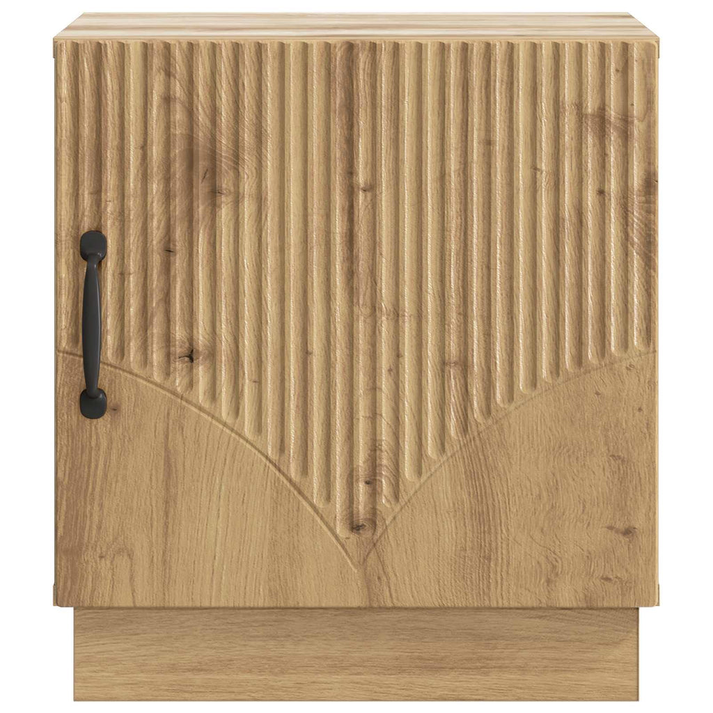 vidaXL Stolik nocny Dąb artisian 43 x 34,5 x 47 cm Drewno inżynieryjne