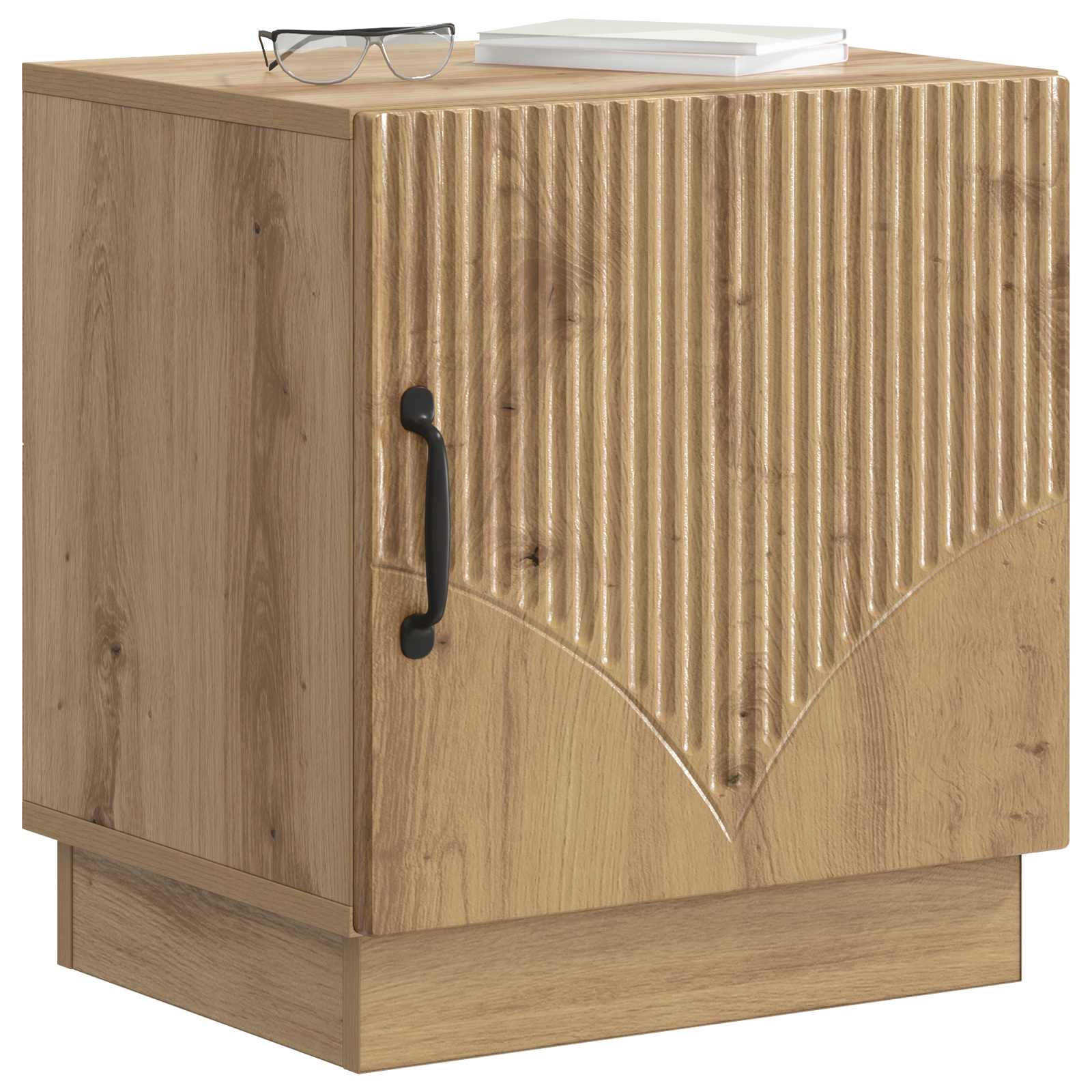 vidaXL Stolik nocny Dąb artisian 43 x 34,5 x 47 cm Drewno inżynieryjne