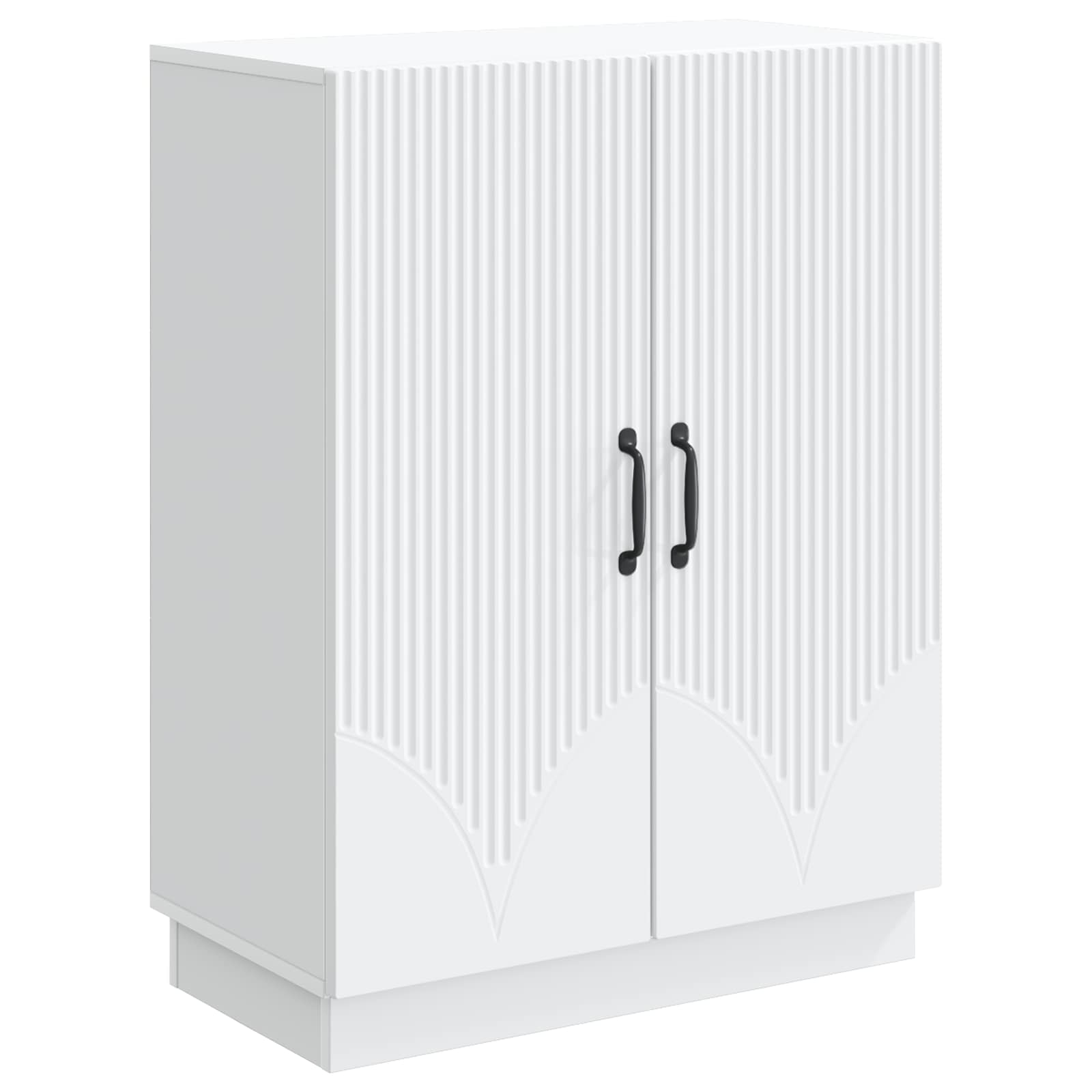 vidaXL Bufet Biały 66 x 34,5 x 87 cm Drewno inżynieryjne