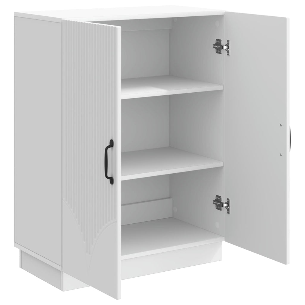 vidaXL Bufet Biały 66 x 34,5 x 87 cm Drewno inżynieryjne