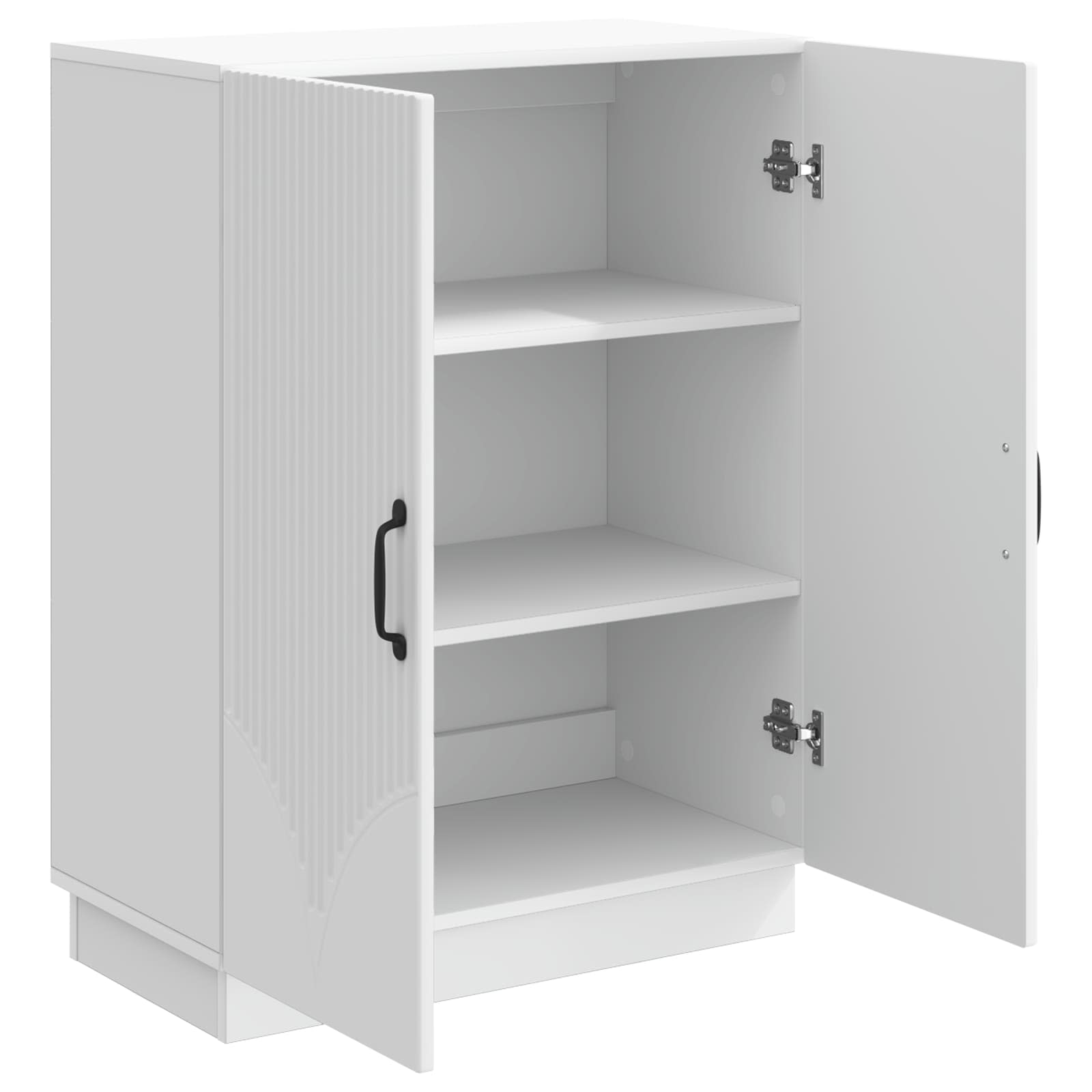 vidaXL Bufet Biały 66 x 34,5 x 87 cm Drewno inżynieryjne