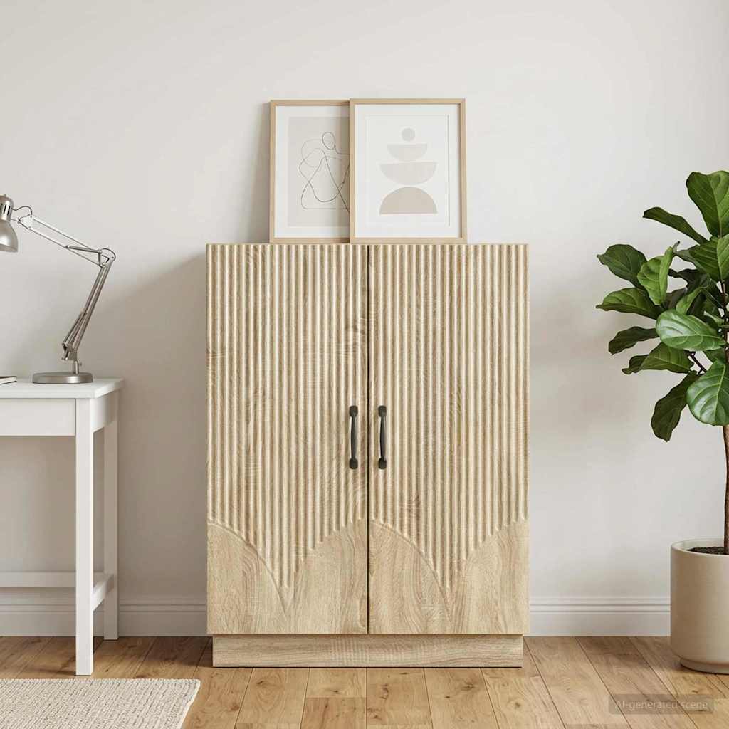 vidaXL Bufet dąb Sonoma 66 x 34,5 x 87 cm Drewno inżynieryjne