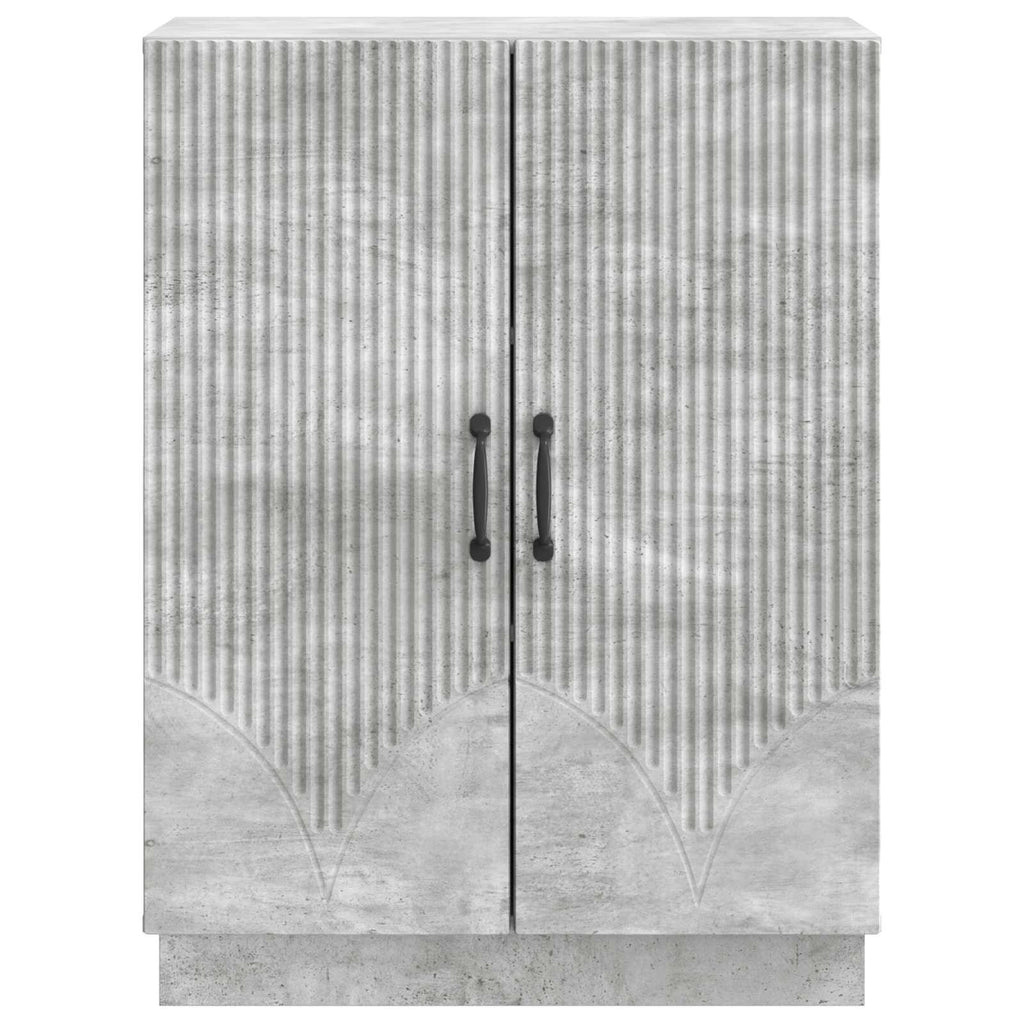 vidaXL Bufet Betonowy szary 66 x 34,5 x 87 cm Drewno inżynieryjne