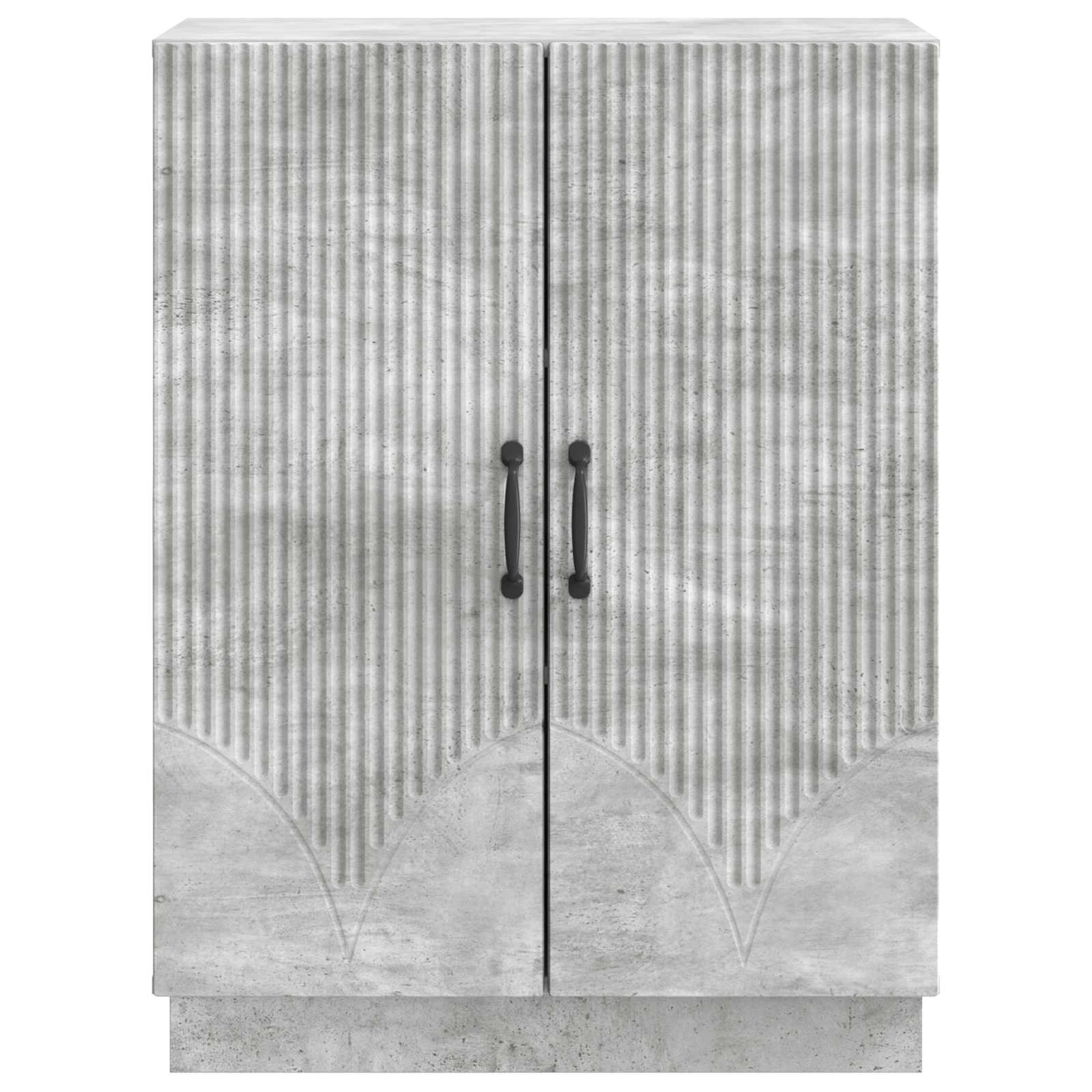 vidaXL Bufet Betonowy szary 66 x 34,5 x 87 cm Drewno inżynieryjne