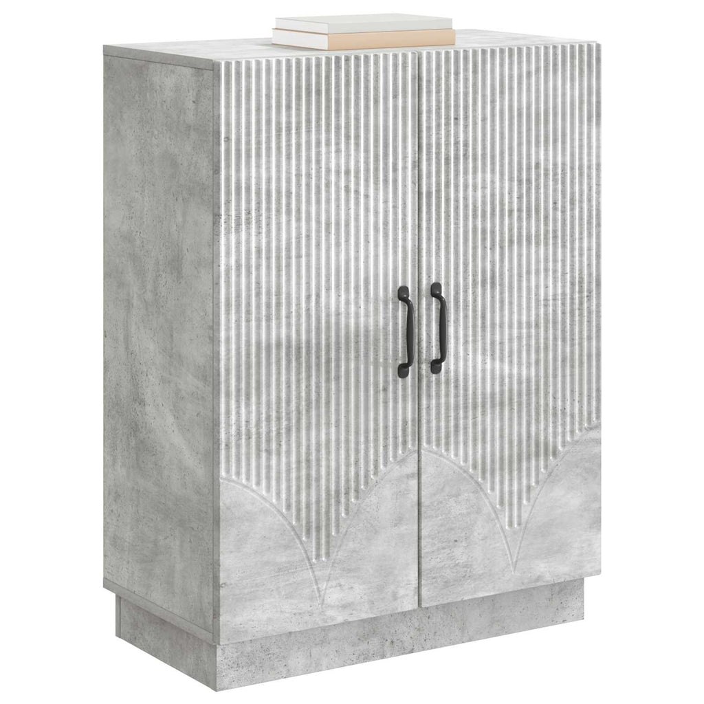 vidaXL Bufet Betonowy szary 66 x 34,5 x 87 cm Drewno inżynieryjne