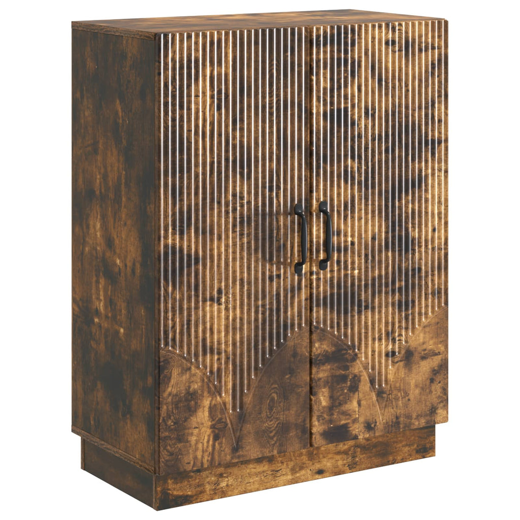 vidaXL Bufet Dąb wędzony 66 x 34,5 x 87 cm Drewno inżynieryjne
