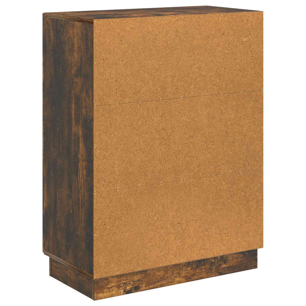 vidaXL Bufet Dąb wędzony 66 x 34,5 x 87 cm Drewno inżynieryjne