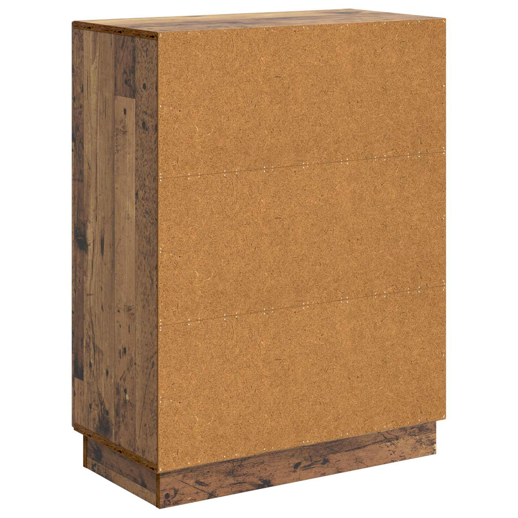 vidaXL Bufet Stare drewno 66 x 34,5 x 87 cm Drewno inżynieryjne