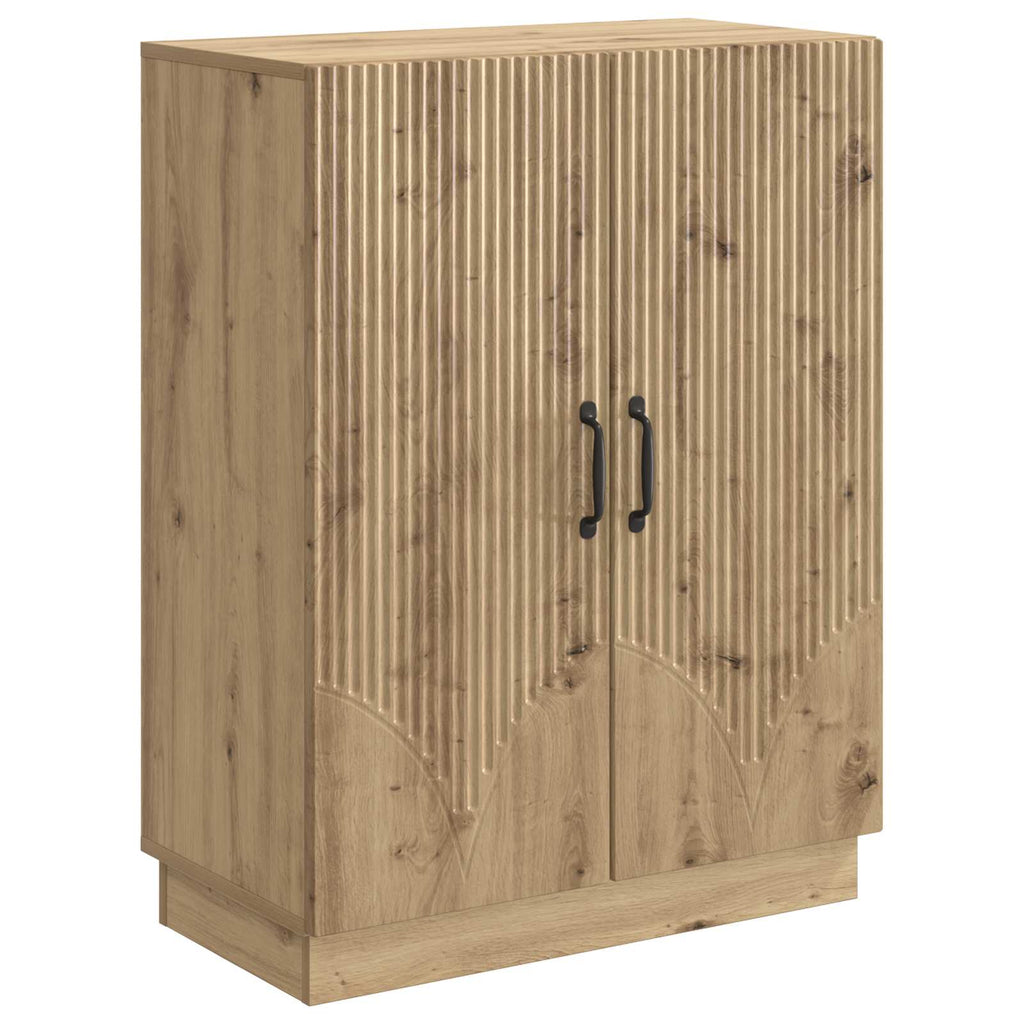 vidaXL Bufet Dąb artisan 66 x 34,5 x 87 cm Drewno inżynieryjne