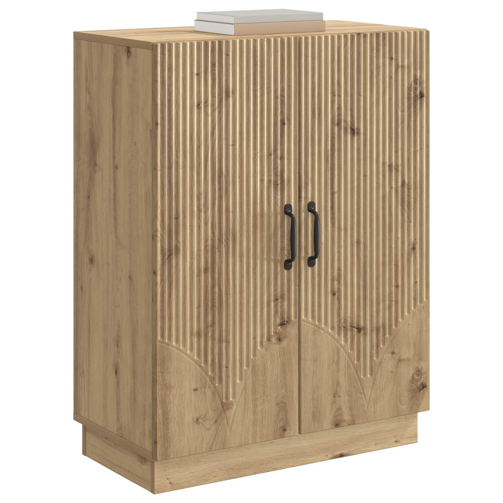 vidaXL Bufet Dąb artisan 66 x 34,5 x 87 cm Drewno inżynieryjne