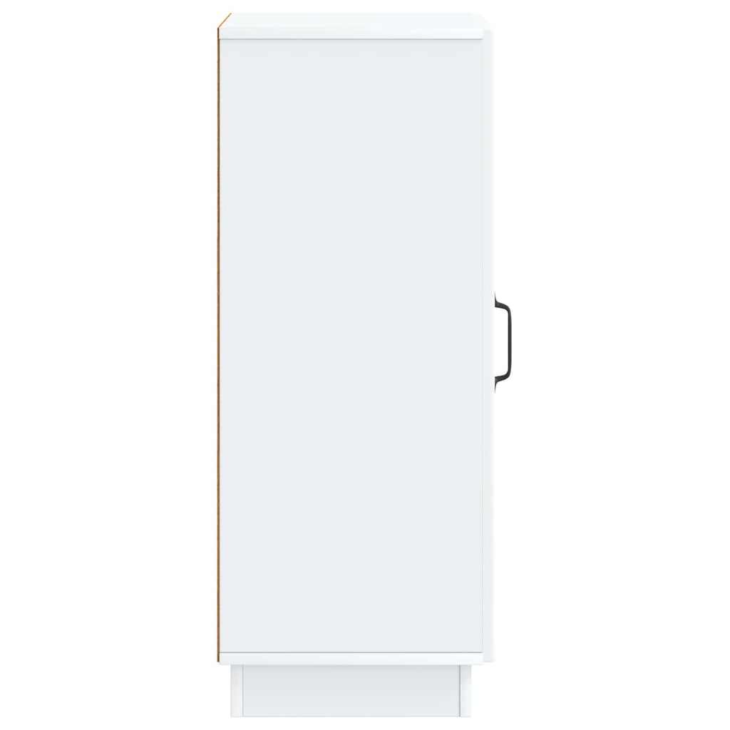 vidaXL Bufet Biały 33 x 34,5 x 87 cm Drewno inżynieryjne