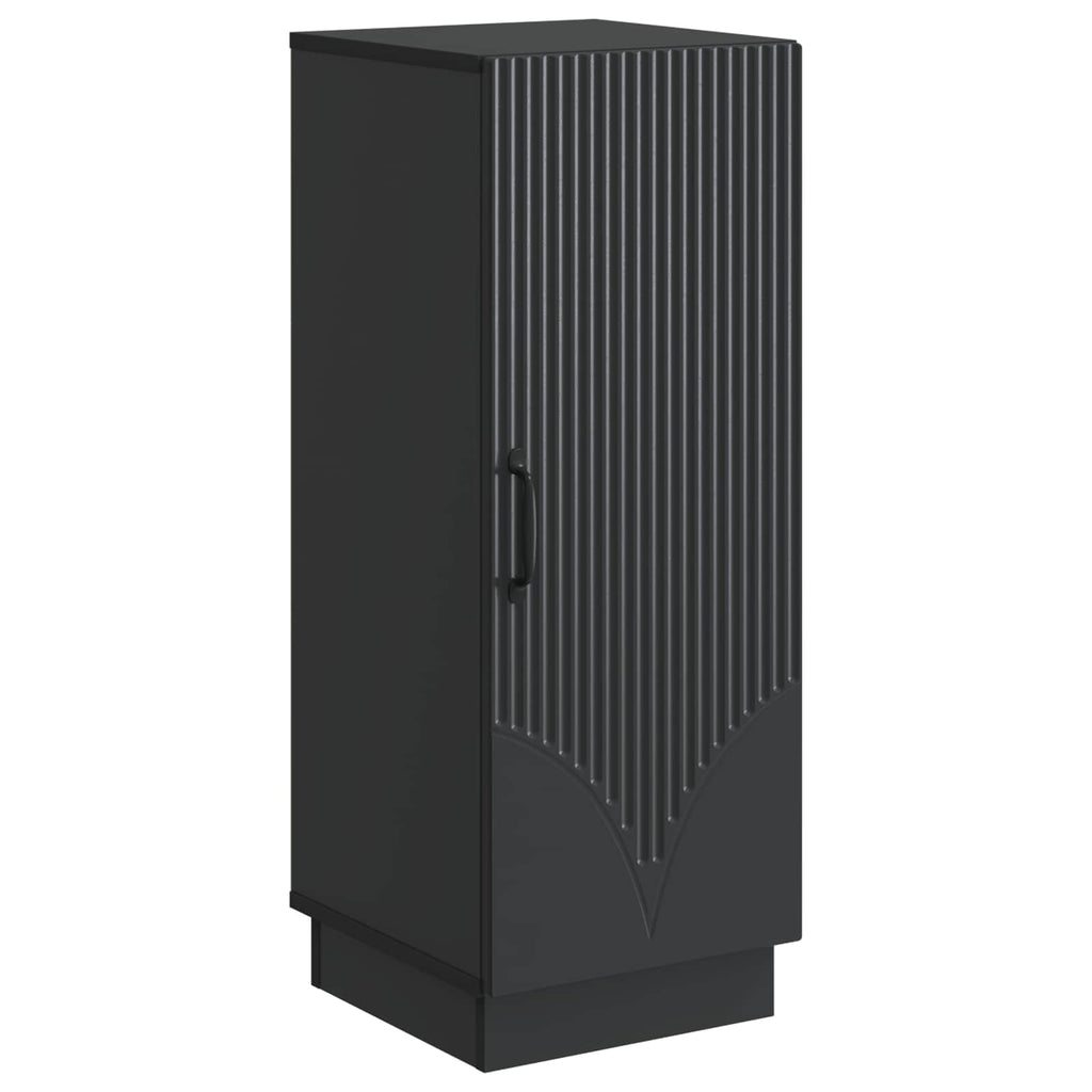 vidaXL Bufet Czarny 33 x 34,5 x 87 cm Drewno inżynieryjne