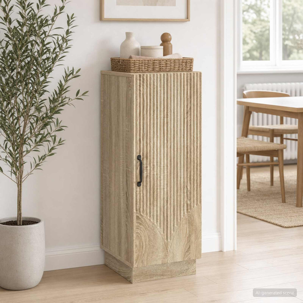 vidaXL Bufet dąb Sonoma 33 x 34,5 x 87 cm Drewno inżynieryjne