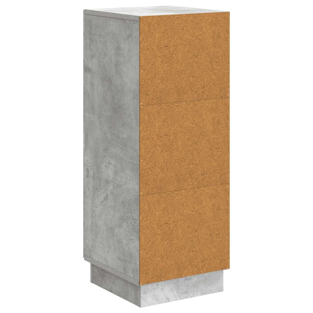 vidaXL Bufet Betonowy szary 33 x 34,5 x 87 cm Drewno inżynieryjne
