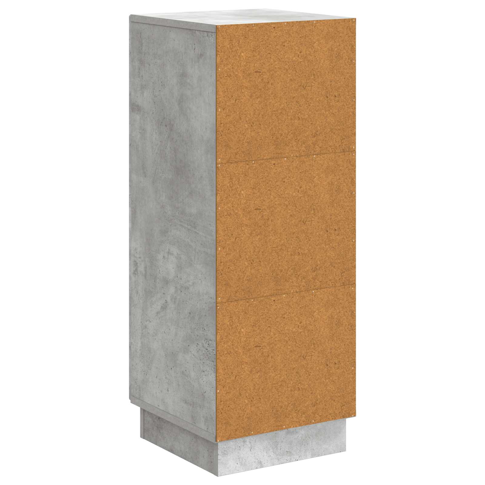 vidaXL Bufet Betonowy szary 33 x 34,5 x 87 cm Drewno inżynieryjne
