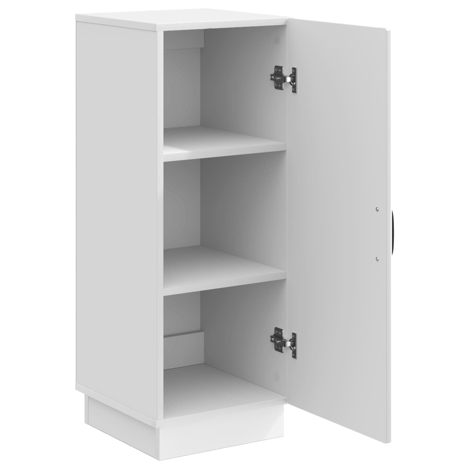 vidaXL Bufet Biały wysoki połysk 33 x 34,5 x 87 cm Drewno inżynieryjne