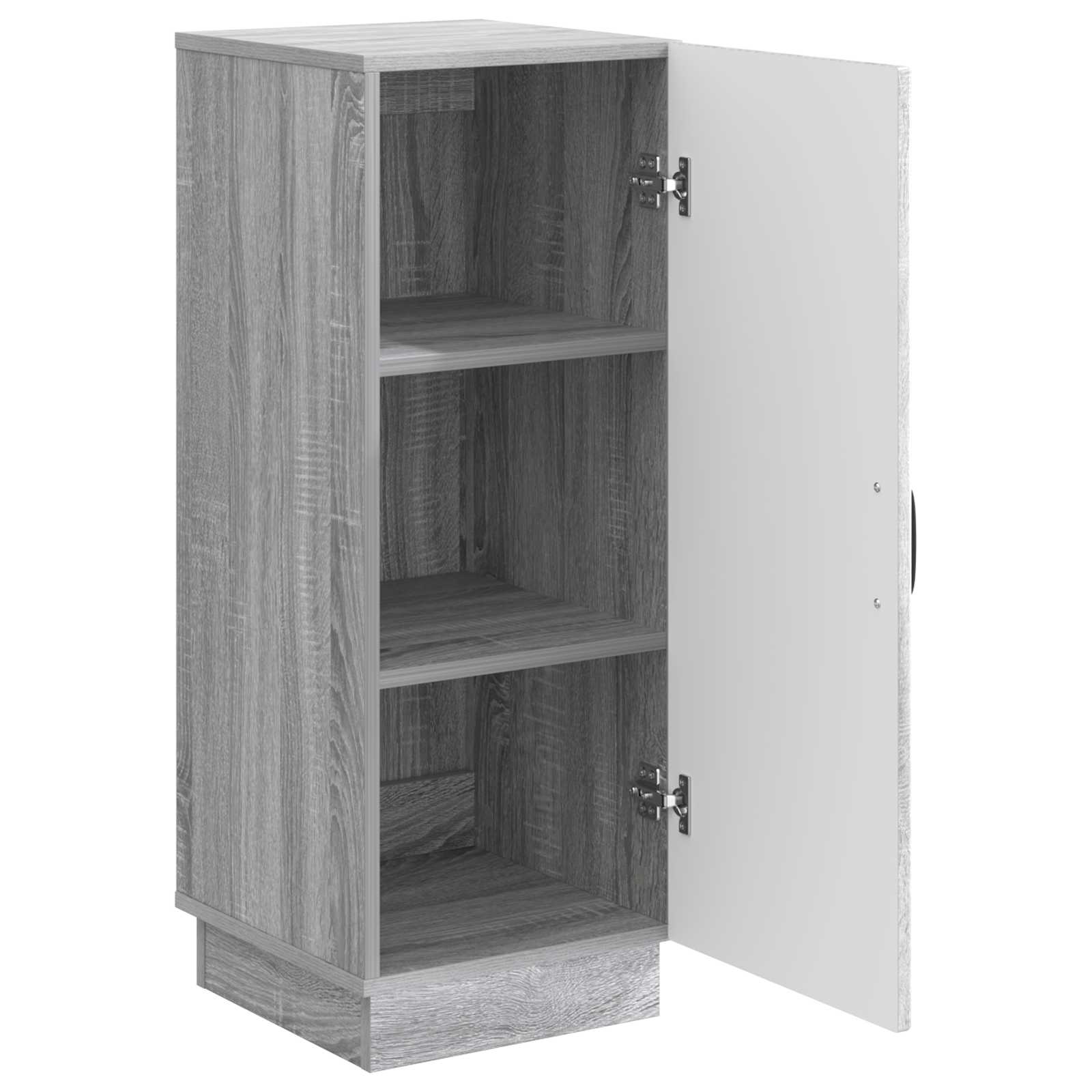vidaXL Bufet Szary Sonoma 33 x 34,5 x 87 cm Drewno inżynieryjne