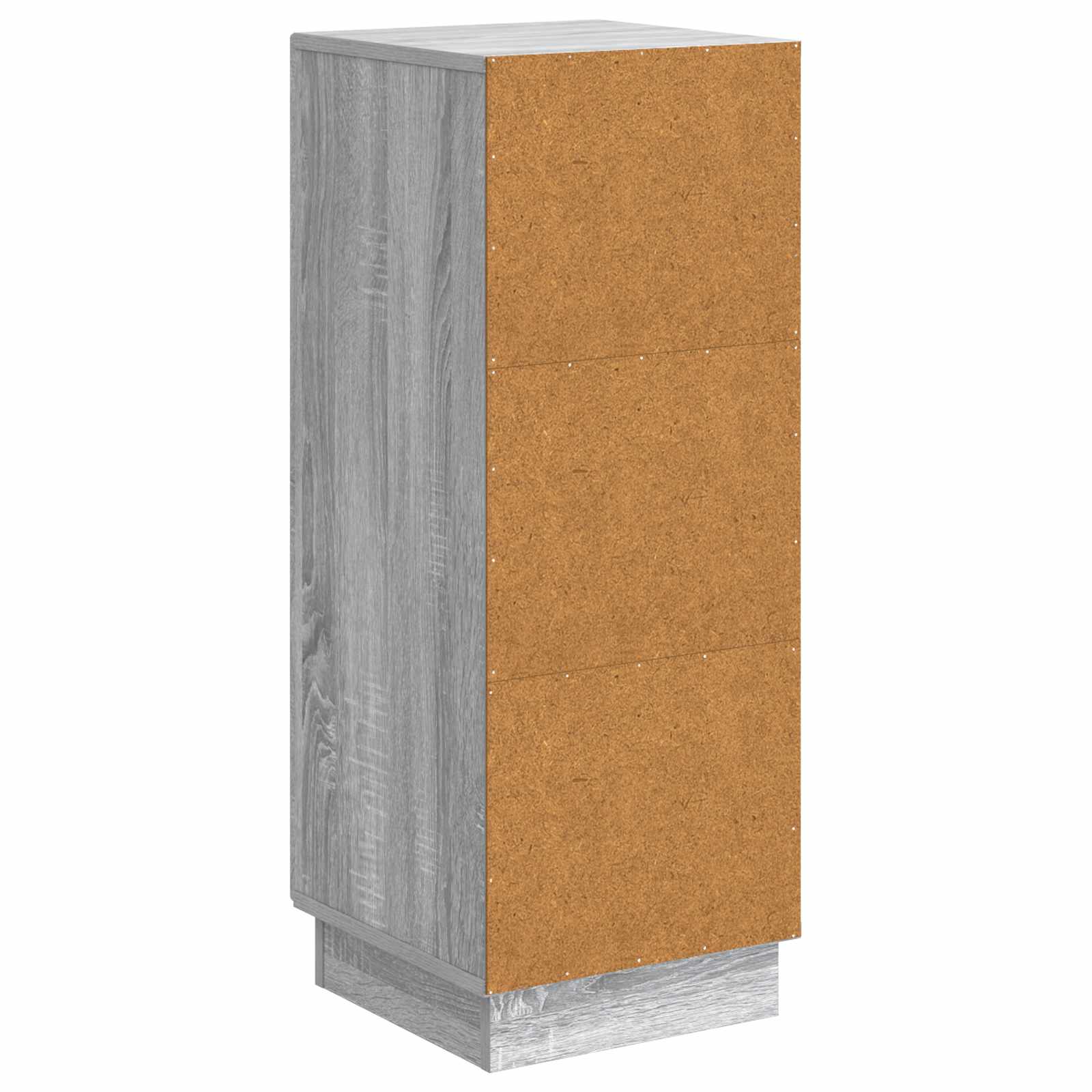 vidaXL Bufet Szary Sonoma 33 x 34,5 x 87 cm Drewno inżynieryjne