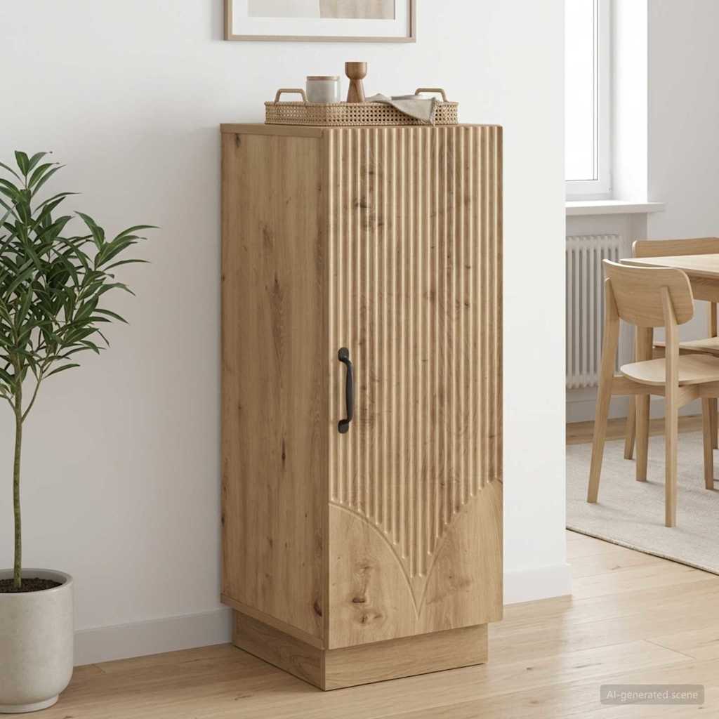 vidaXL Bufet Dąb artisan 33 x 34,5 x 87 cm Drewno inżynieryjne