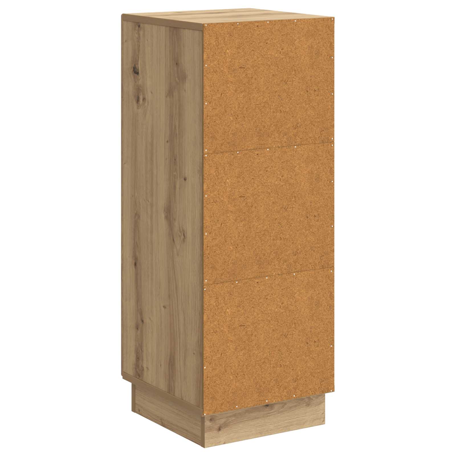vidaXL Bufet Dąb artisan 33 x 34,5 x 87 cm Drewno inżynieryjne