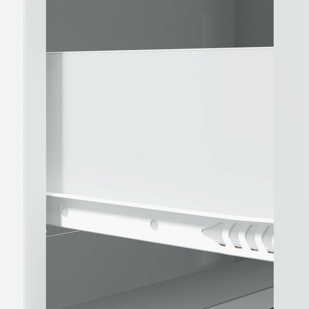 vidaXL Szafka z Szufladami Biały 66 x 34,5 x 87 cm Drewno inżynieryjne