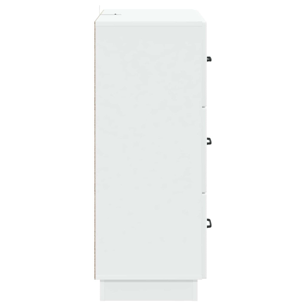 vidaXL Szafka z Szufladami Biały 66 x 34,5 x 87 cm Drewno inżynieryjne