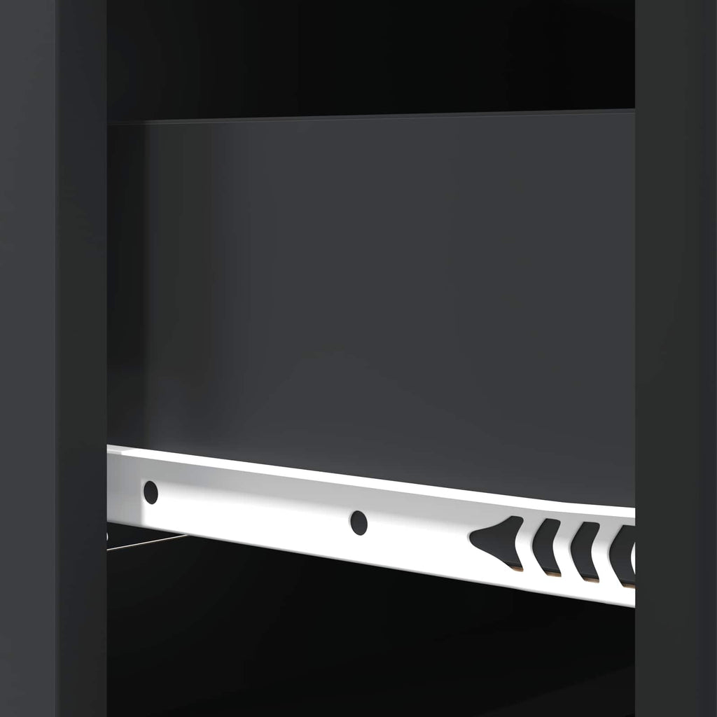 vidaXL Szafka z Szufladami Czarny 66 x 34,5 x 87 cm