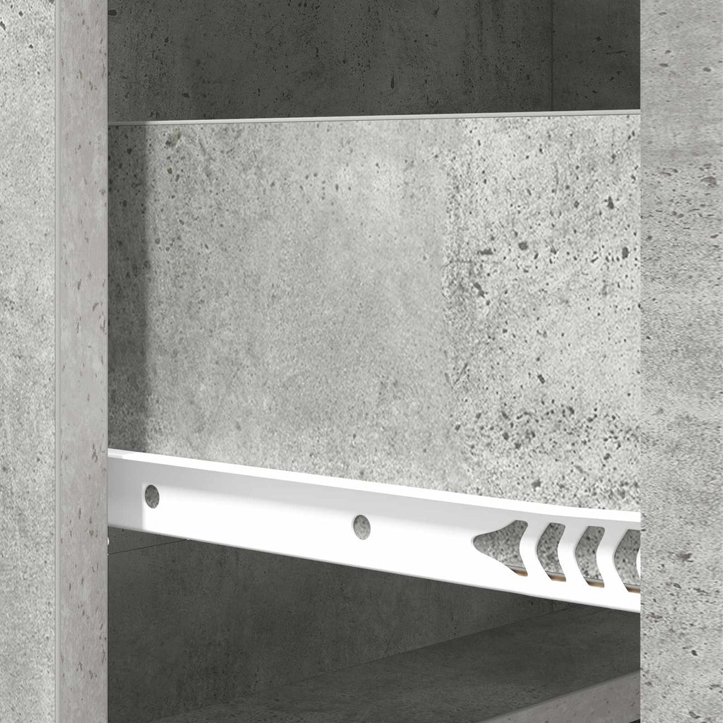 vidaXL Szafka z Szufladami Betonowy szary 66 x 34,5 x 87 cm