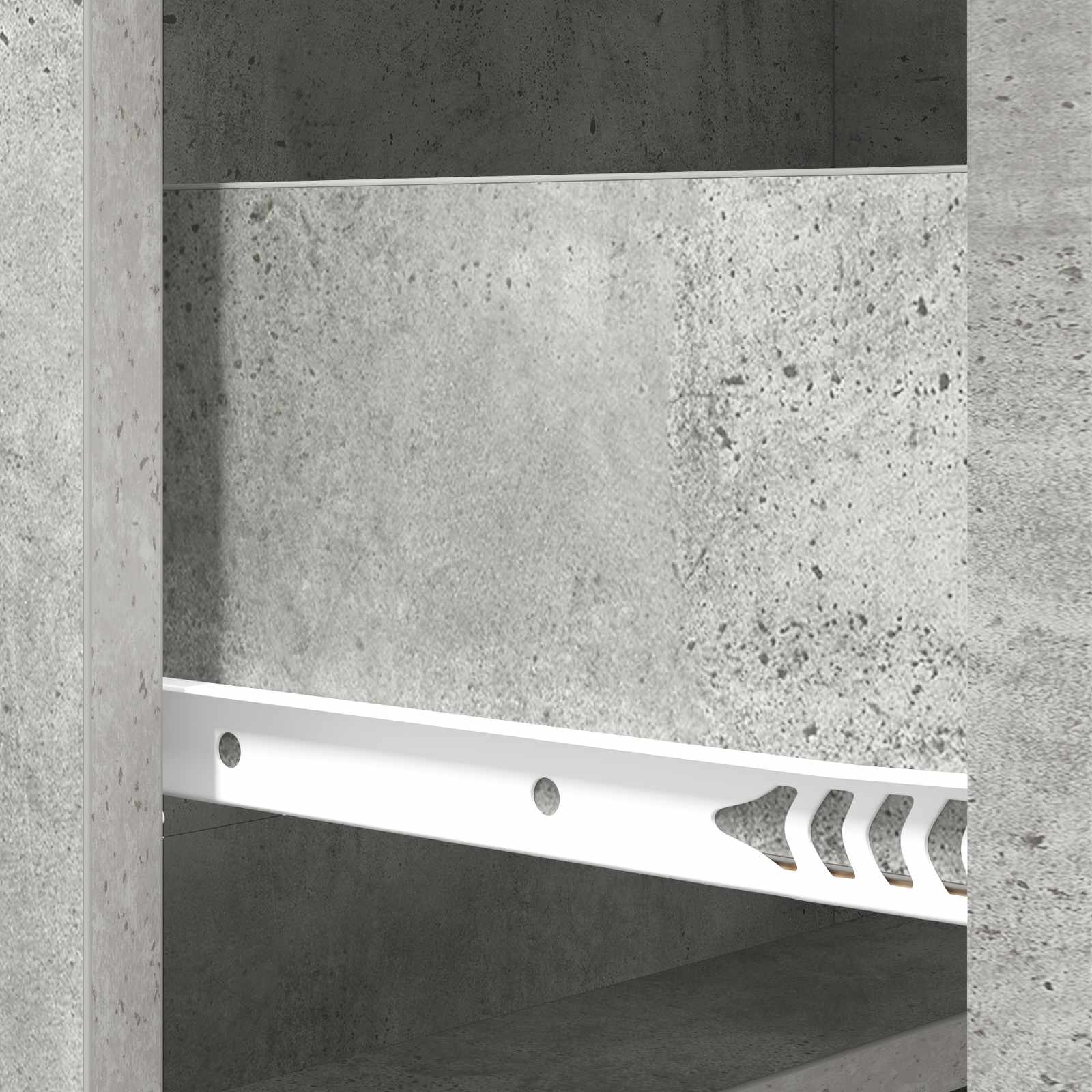 vidaXL Szafka z Szufladami Betonowy szary 66 x 34,5 x 87 cm