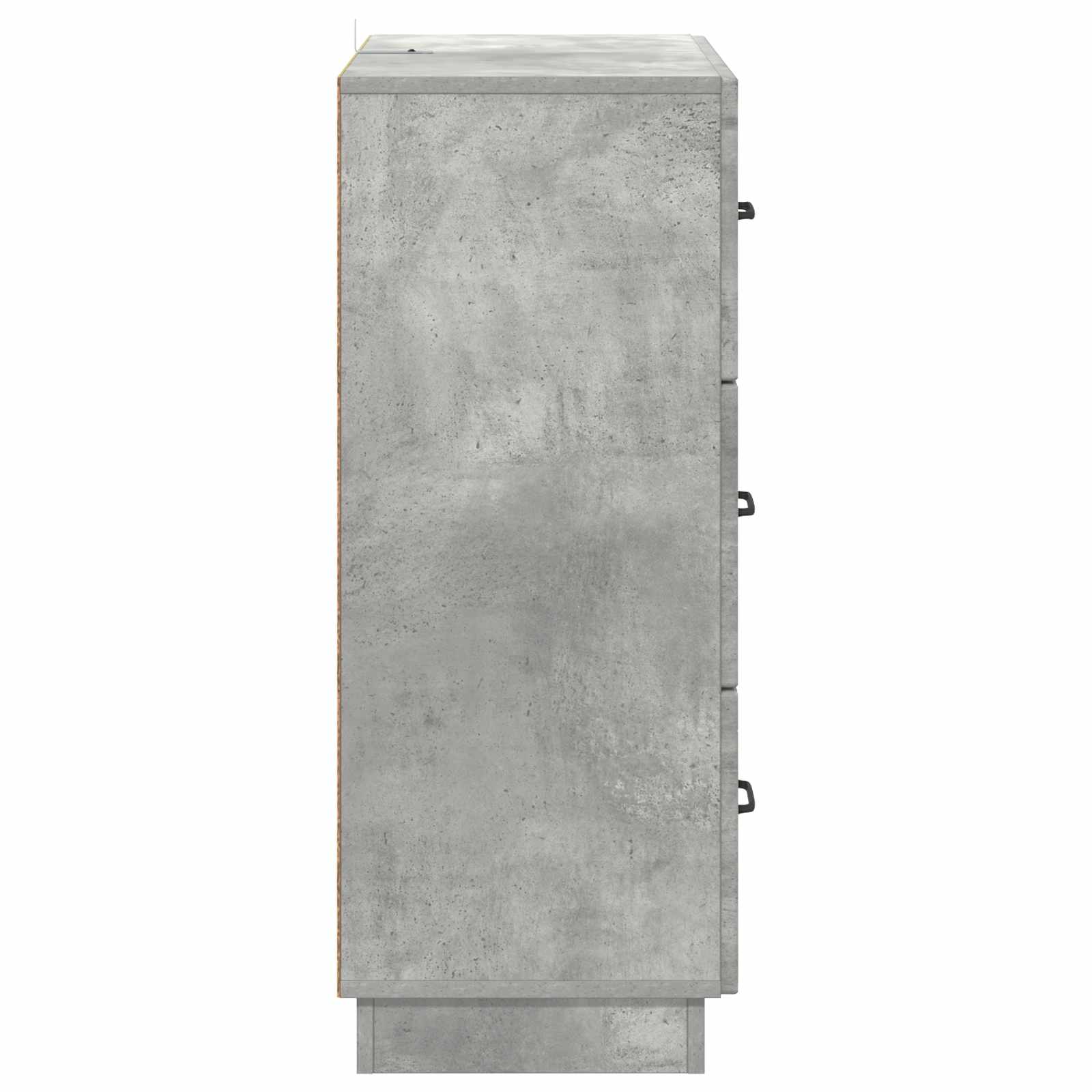 vidaXL Szafka z Szufladami Betonowy szary 66 x 34,5 x 87 cm