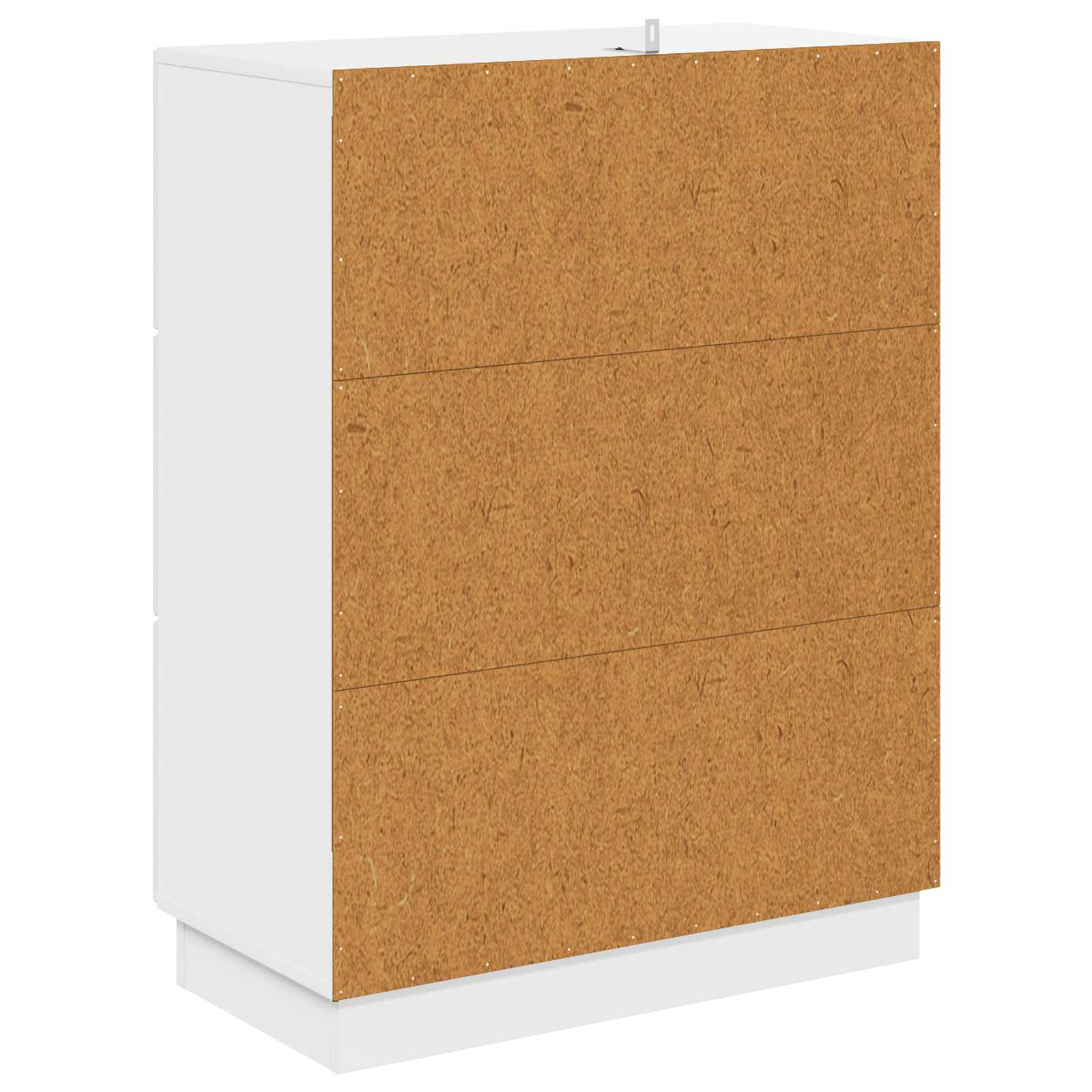 vidaXL Szafka z Szufladami Biały wysoki połysk 66 x 34,5 x 87 cm