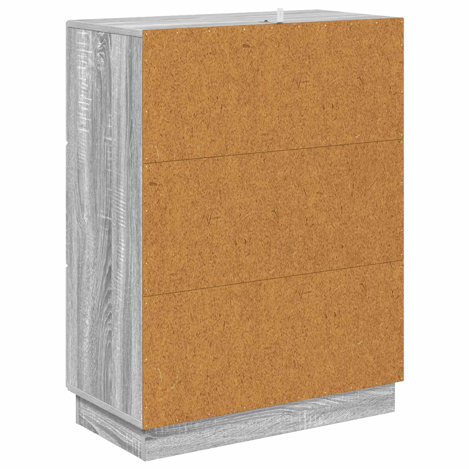 vidaXL Szafka z Szufladami Szary Sonoma 66 x 34,5 x 87 cm