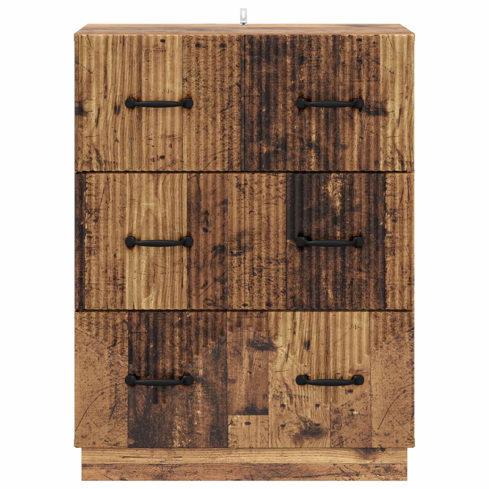 vidaXL Szafka z Szufladami Stare drewno 66 x 34,5 x 87 cm