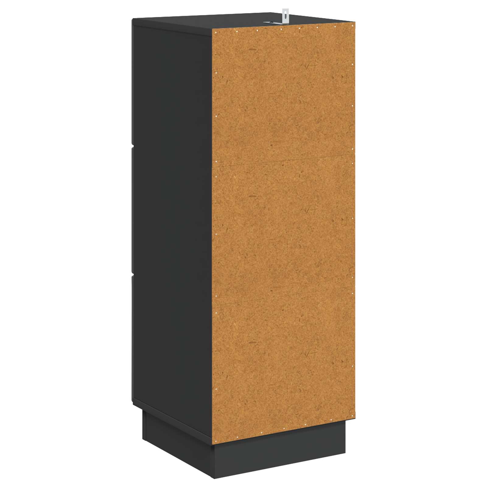 vidaXL Szafka z Szufladami Czarny 33 x 34,5 x 87 cm