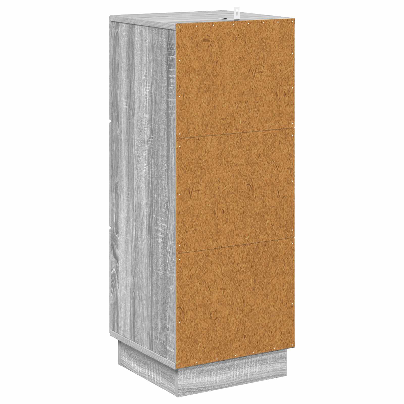 vidaXL Szafka z Szufladami Szary Sonoma 33 x 34,5 x 87 cm